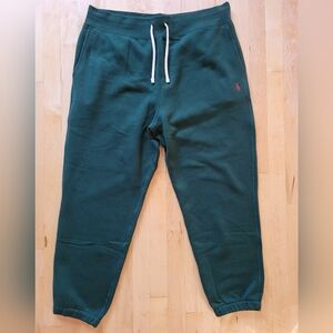 Polo Ralph Lauren Men's Green XXL Joggers/ Sweatpants Drawstring Cotton NWT